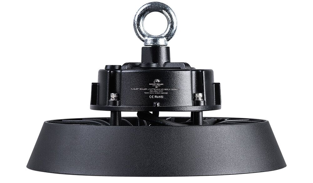 Seitliche Ansicht des LED Hallenstrahlers AML-GE2 100 Watt