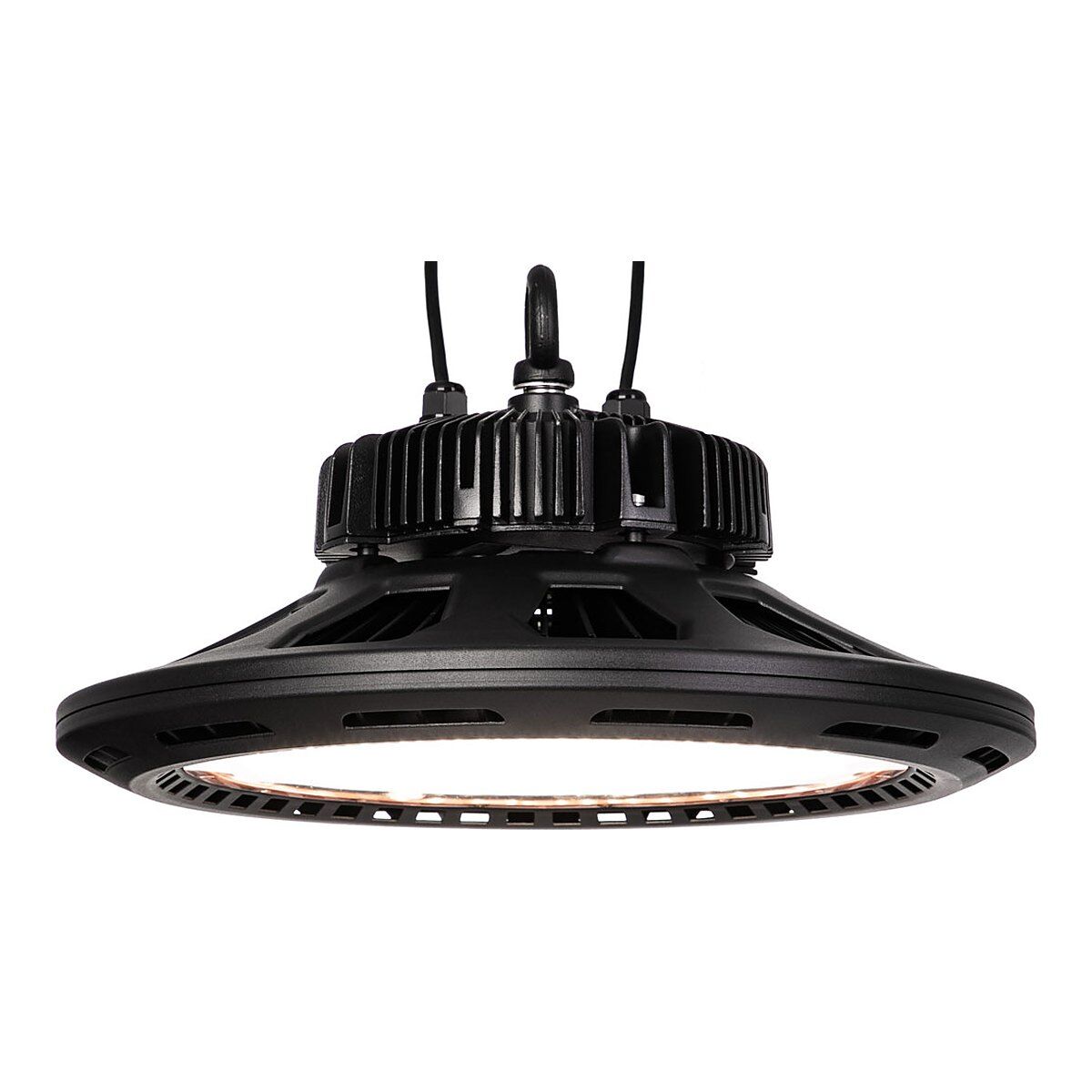 Premium LED Hallenstrahler AML® GE mit leuchtender LED-Fläche und robustem Gehäuse aus Aluminiumdruckguss