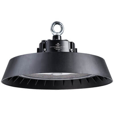 LED Hallenstrahler AML® GE2-300 DA - DALI, 41.250lm, 300W, 4.000K, IP65, 5 Jahre Garantie 1 LED Hallenstrahler AML-GE2 mit 200W aus der Untersicht