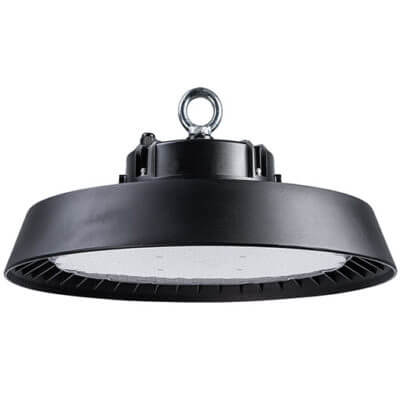 LED Hallenstrahler AML® GE2-400 DA - DALI, 66.000lm, 400W, 4.000K, IP65, 5 Jahre Garantie 1 LED Hallenstrahler AML-GE2 mit 400W, von unten gesehen