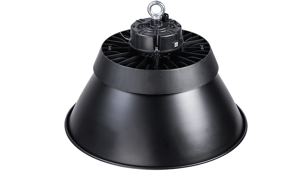 LED Hallenstrahler AML® GE2-300 DA - DALI, 41.250lm, 300W, 4.000K, IP65, 5 Jahre Garantie 5 LED Hallenstrahler AML-GE2 mit Schirm